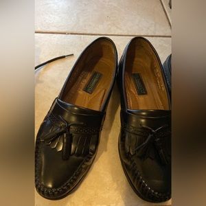 Mens leather loafers.